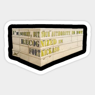 Archer - Fort Kickass Sticker